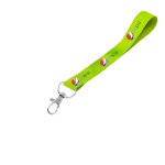 Hi-Viz Wrist Phone Strap DTF Full Colour Reflective Print D/Sided with Snap Hook