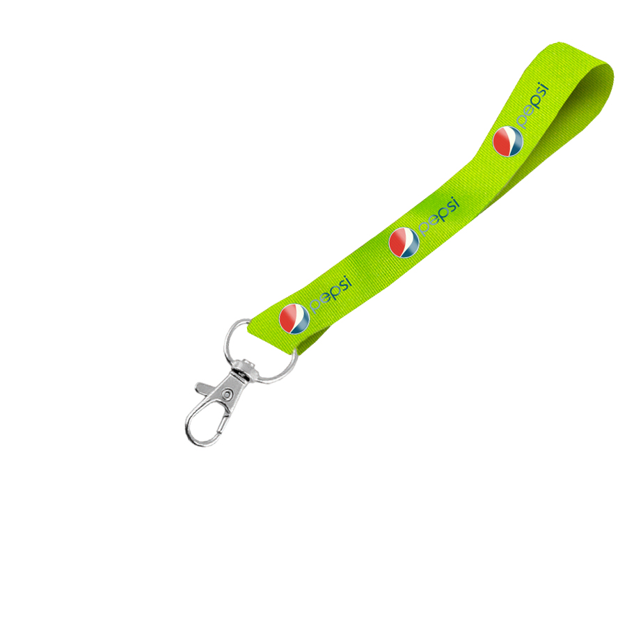 Hi-Viz Wrist Phone Strap DTF Full Colour Reflective Print D/Sided with Snap Hook