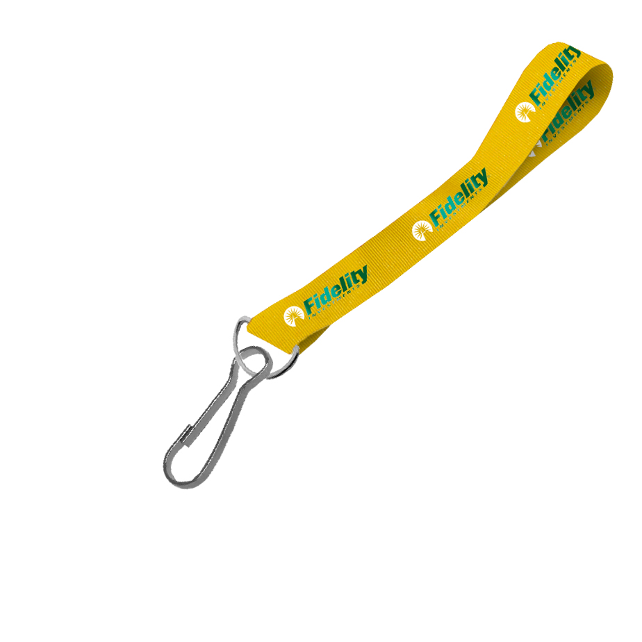 Hi-Viz Wrist Phone Strap DTF Full Colour Reflective Print D/Sided with Swivel Hook - Image 2