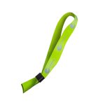 Hi-Viz Event Wristband Silver Reflective Print S/Sided with Barb Buckle
