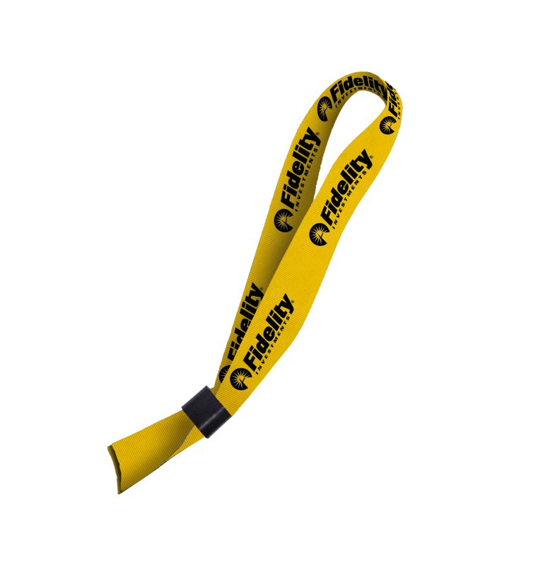 Hi-Viz Event Wristband Black Sublimation Print D/Sided with Barb Buckle