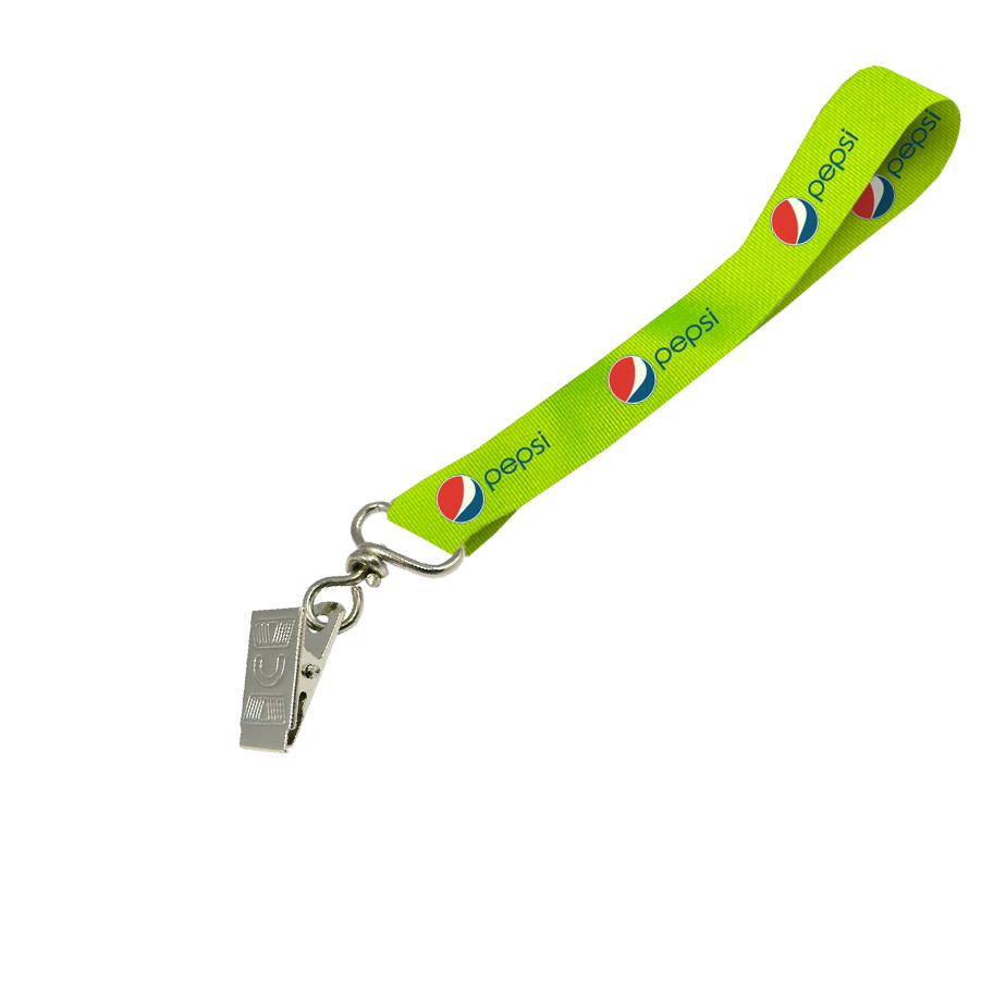 Hi-Viz Wrist Phone Strap DTF Print D/Sided with Crocodile Clip - Image 3