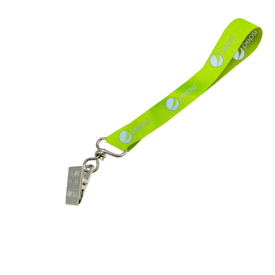 Hi-Viz Wrist Phone Strap Silver Reflective Print D/Sided with Crocodile Clip - Image 3