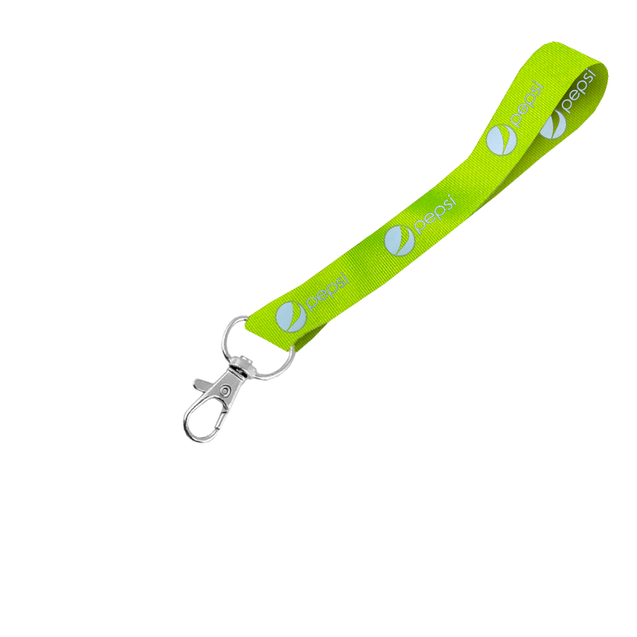 Hi-Viz Wrist Phone Strap Silver Reflective Print D/Sided with Snap Hook - Image 3