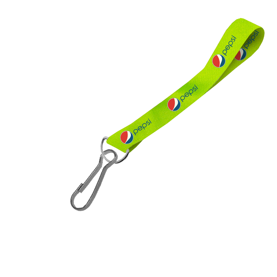 Hi-Viz Wrist Phone Strap DTF Print D/Sided with Swivel Hook - Image 3