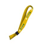 Hi-Viz Event Wristband DTF Full Colour Reflective Print S/Sided with Barb Buckle