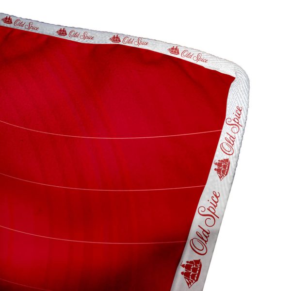 Rosemary Quick Drying Counter Cloth Printed D/S With Petersham Personalised Branded Webbing