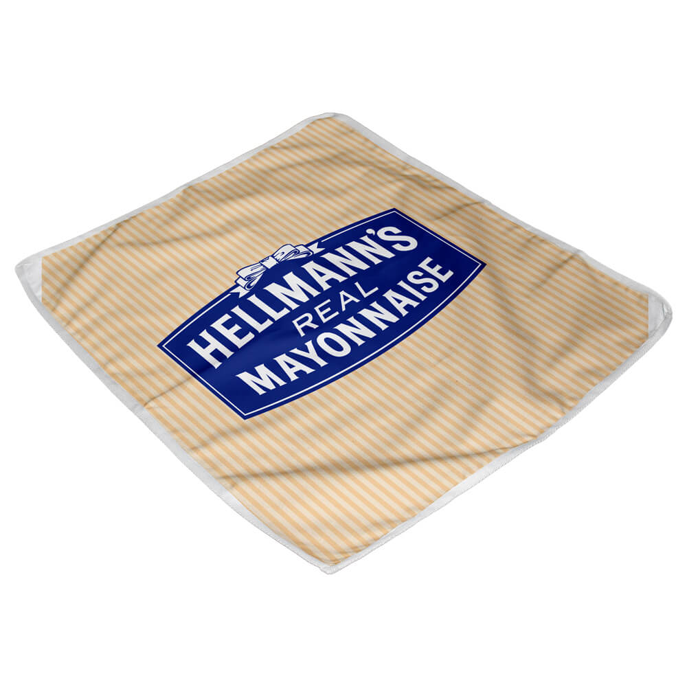 Basil Quick Drying Counter Cloth Printed S/S Binded With Petersham Webbing