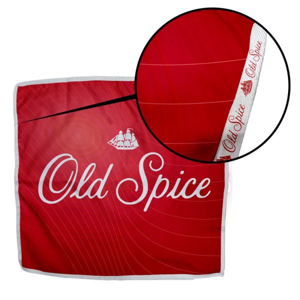 Rosemary Quick Drying Counter Cloth Printed S/S With Petersham Personalised Branded Webbing