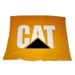 Jacana Mongolian Fleece Throw S/S Print Binded With Petersham Webbing
