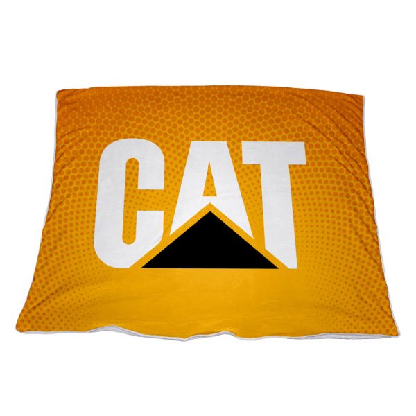 Jacana Mongolian Fleece Throw S/S Print Binded With Petersham Webbing