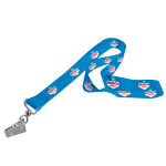 Satin Lanyard D/Sided Print with Crocodile Clip 15 x 950mm