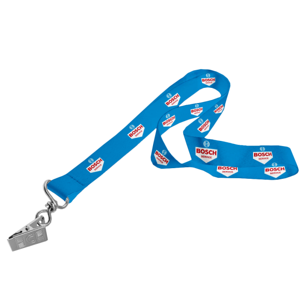 Satin Lanyard D/Sided Print with Crocodile Clip 15 x 950mm
