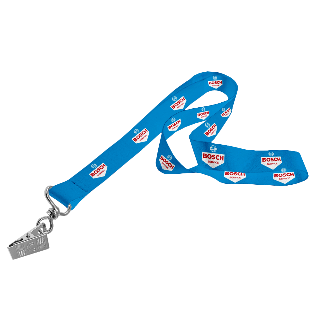 Satin Lanyard D/Sided Print with Crocodile Clip 20 x 950mm