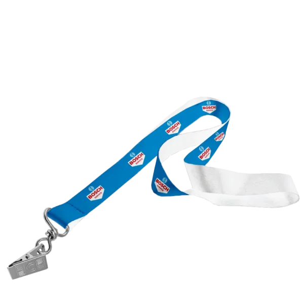 Satin Lanyard S/Sided Print with Crocodile Clip 20 x 950mm