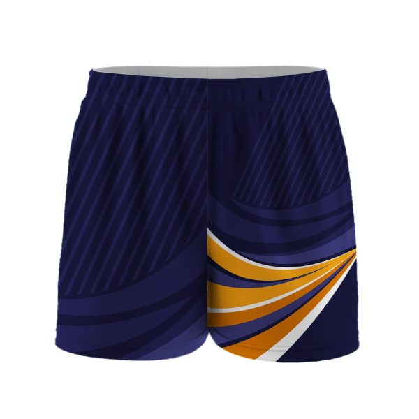 Dye Sub Men's Rugby Shorts, 4 Panel
