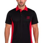 Contrast Side Panels Golfer