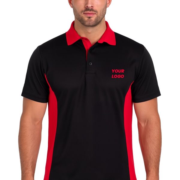 Contrast Side Panels Golfer