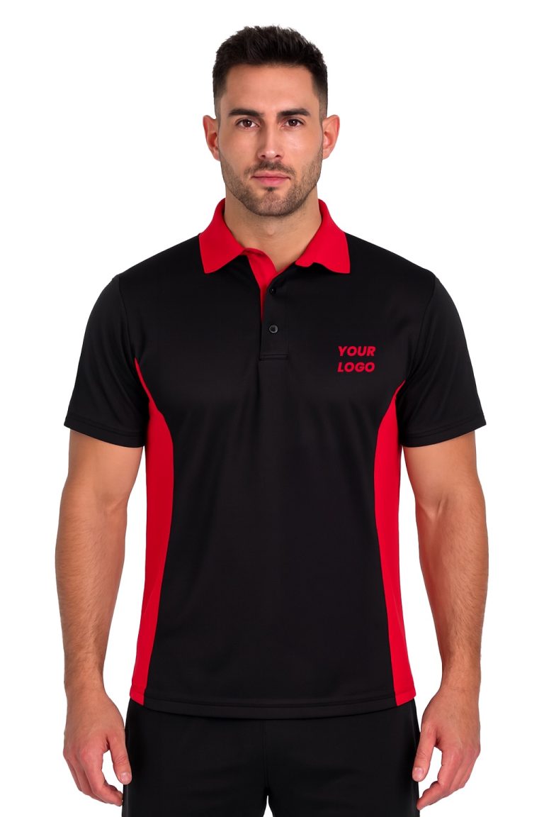 Contrast Side Panels Golfer