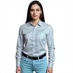 Flux Brushed Cotton Lounge Shirt Ladies