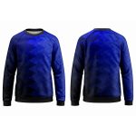Dye Sublimated Softshell Crew Neck Sweater | Raglan Sleeve
