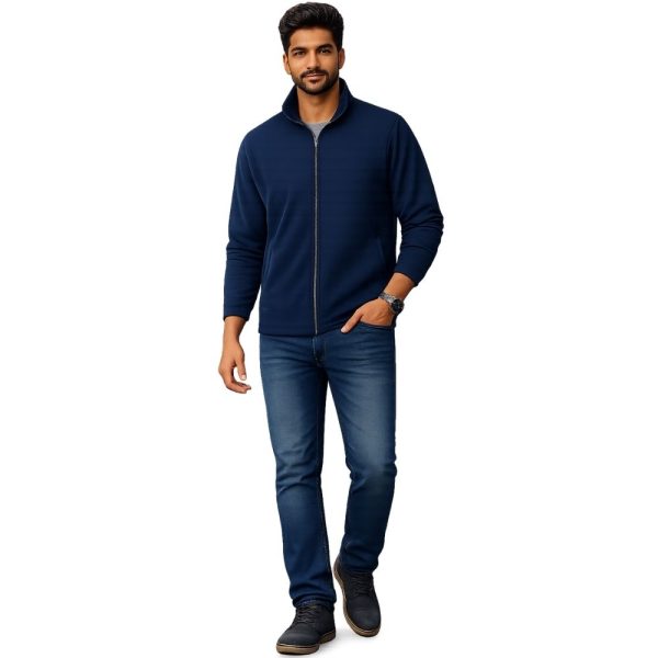 Galaxy Anti-Pill Polar Fleece Sweater With Zip