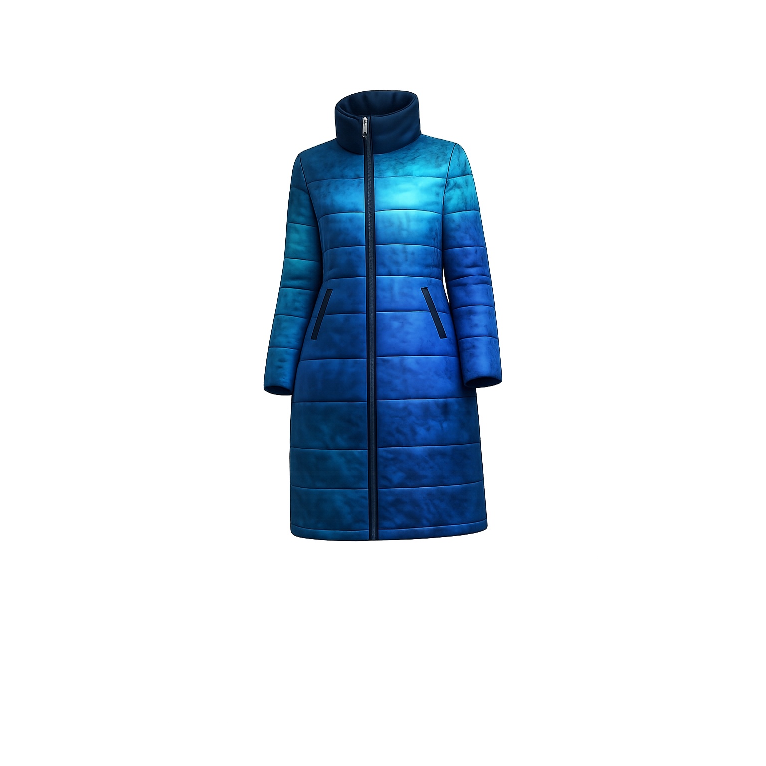 Dye Sublimated Micro Active Long Puffer Jacket - Image 2