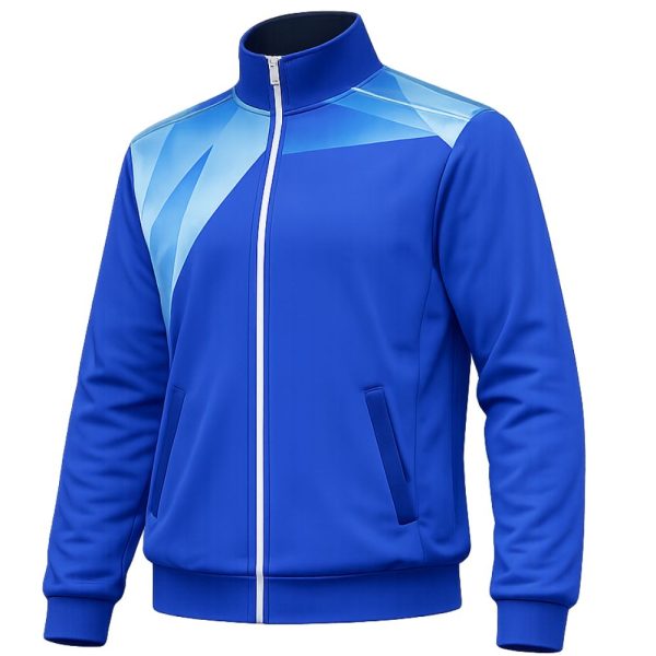 Dye Sublimated Micro Active Tracksuit Jacket (Open Hem & Cuffs)