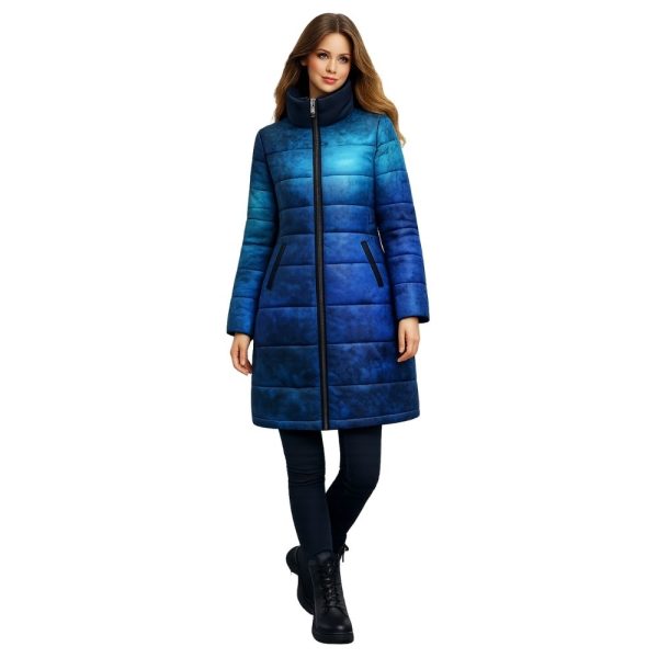Dye Sublimated Riptech Long Puffer Jacket