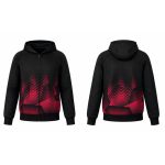 Kid's Dye Sublimated Softshell Full Zip Hoodie | Raglan Sleeve