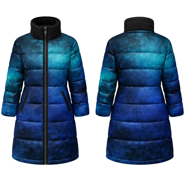 Kid's Dye Sublimated Micro Active Long Puffer Jacket