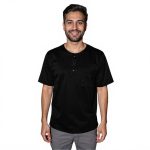 Maasai Buttoned Round Neck Scrubs Men's