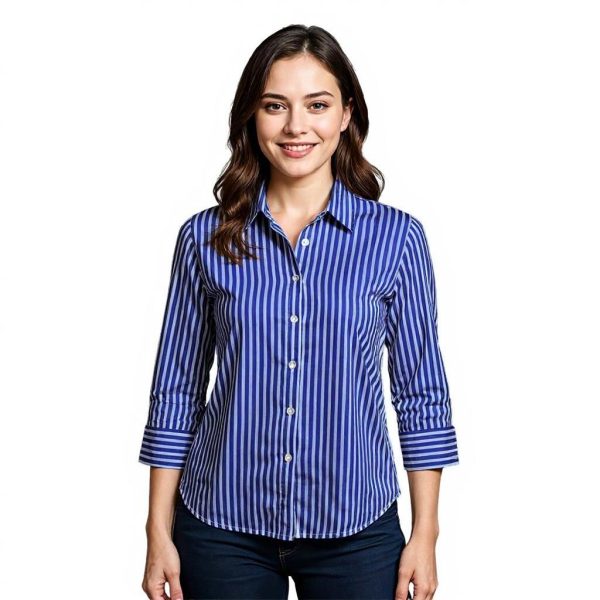 Skye Candy Stripe Blouse Ladies