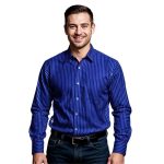 Skye Candy Stripe Lounge Shirt Men's