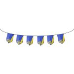 Shield Pennants. Double sided, PVC