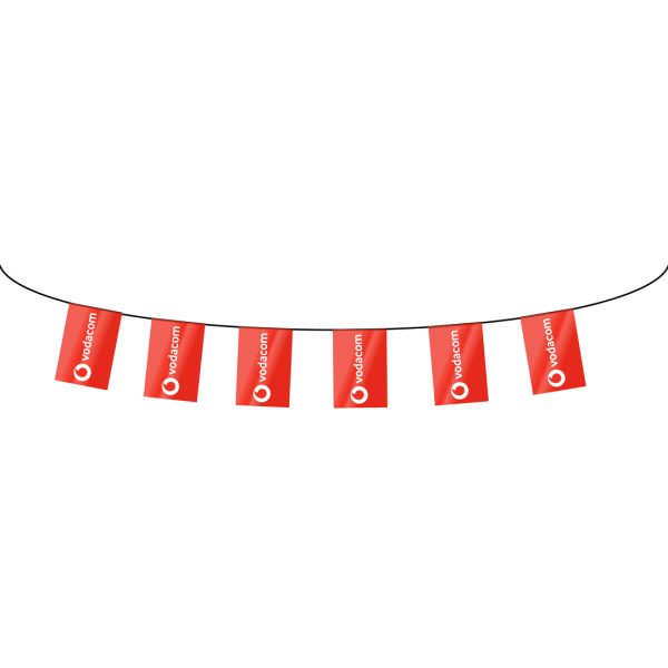 Rectangular Pennants. Single sided, PVC