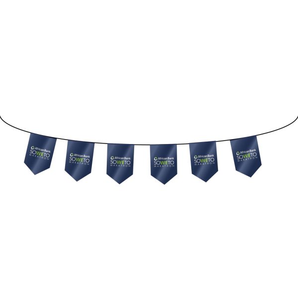 Shield Pennants. Single sided, PVC