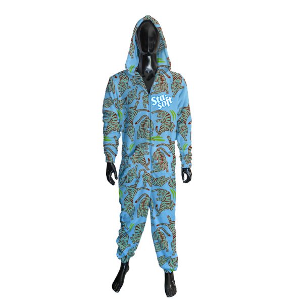 Swan Luxurious Mongolian Fleece Unisex Onesie (M)