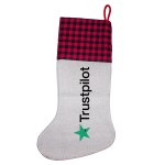 Festive Canvas Sock