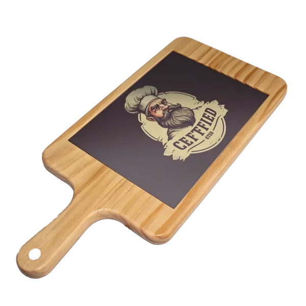 Rectangular Platter Plate With Tile 180 X 380MM