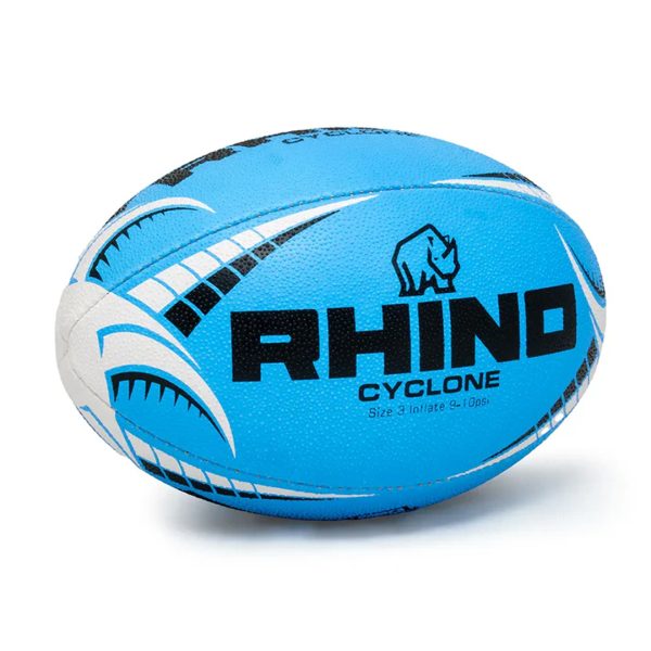 Rhino Cyclone Xv Training Rugby Ball Blue