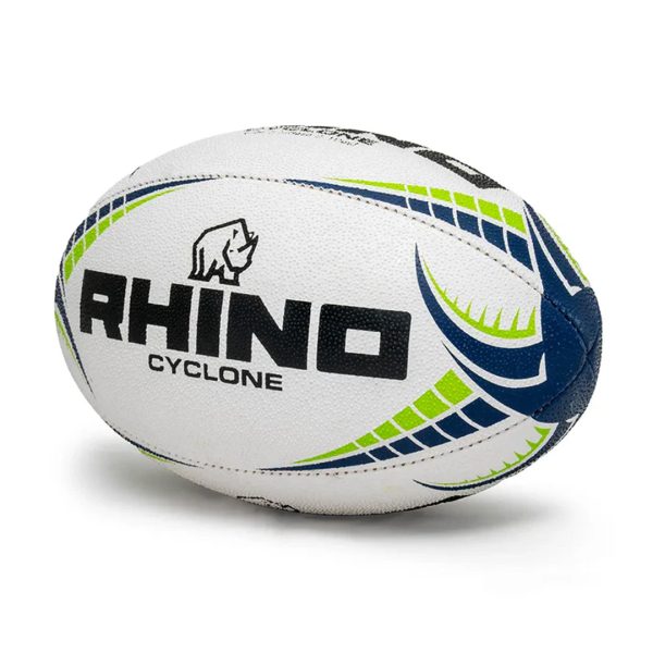 Rhino Cyclone Xv Training Rugby Ball White