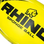 Rhino Sponge Rugby Ball Yellow