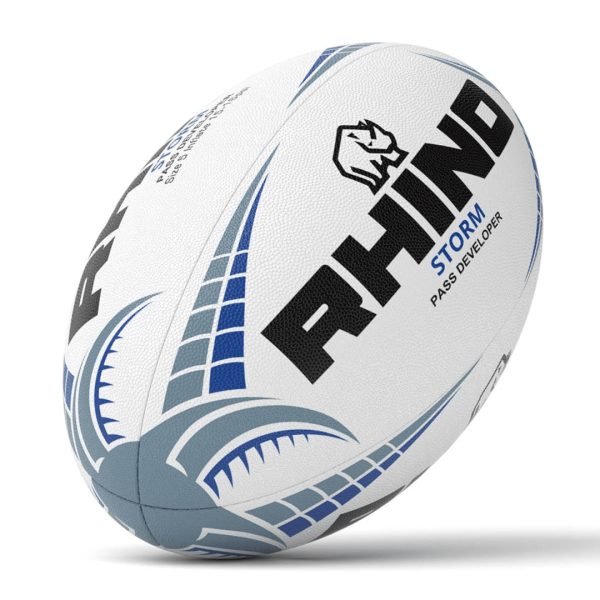 Rhino Storm Pass Developer Training Rugby Ball