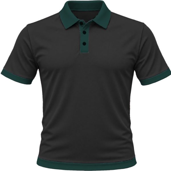 Ringer Kiddies Golf Shirt, Fitted Short Sleeve, Birdseye