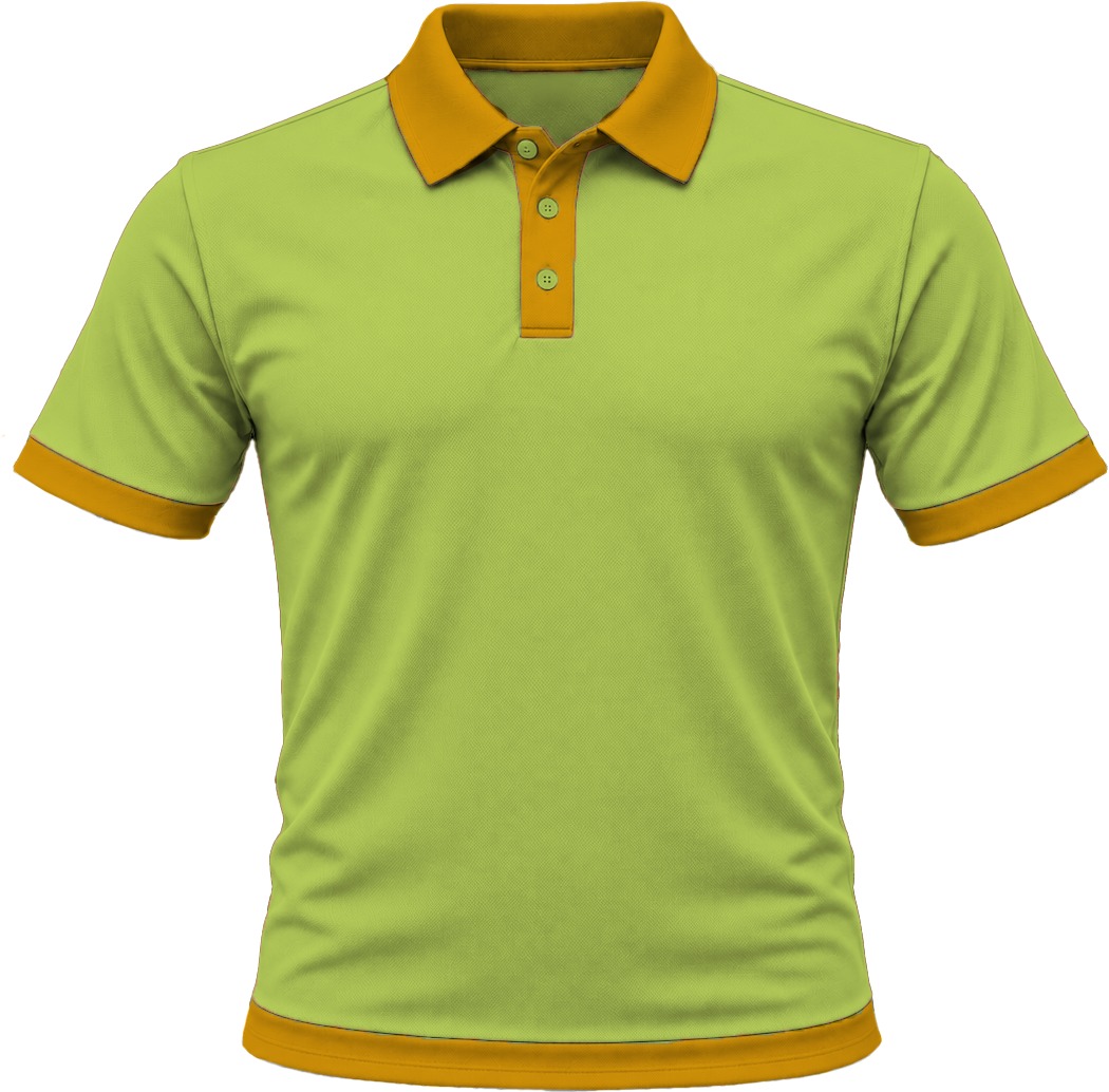 Ringer Kiddies Golf Shirt, Fitted Short Sleeve, Reverse Birdseye - Image 2