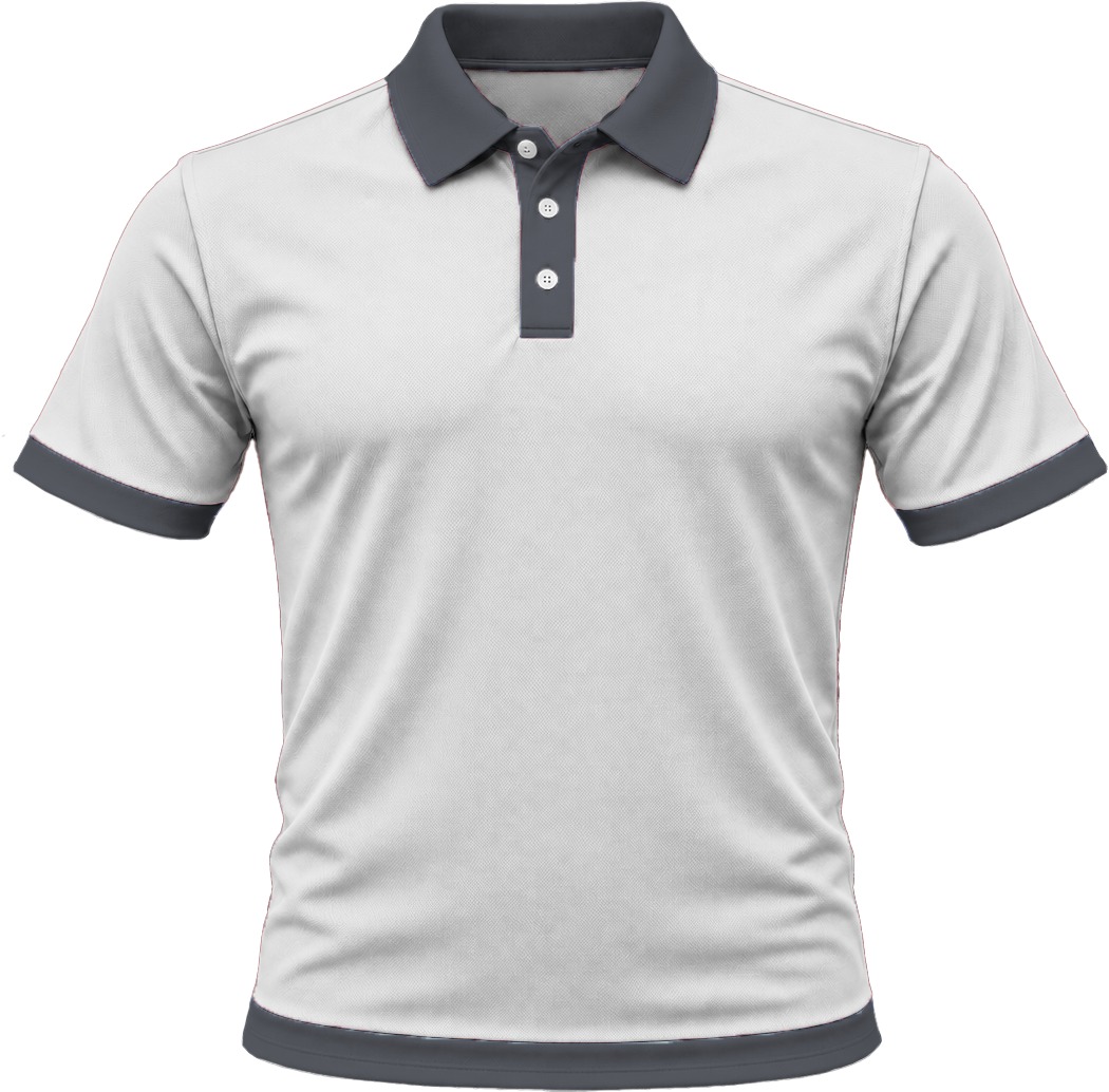 Ringer Kiddies Golf Shirt, Fitted Short Sleeve, Reverse Birdseye - Image 5