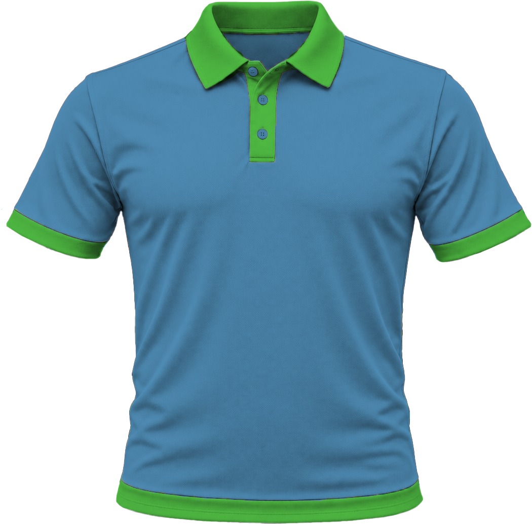 Ringer Kiddies Golf Shirt, Fitted Short Sleeve, Reverse Birdseye - Image 6