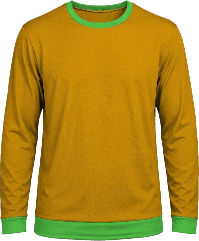 Ringer Ladies Crew Neck T-shirt, Fitted Long Sleeve, Birdseye - Image 12