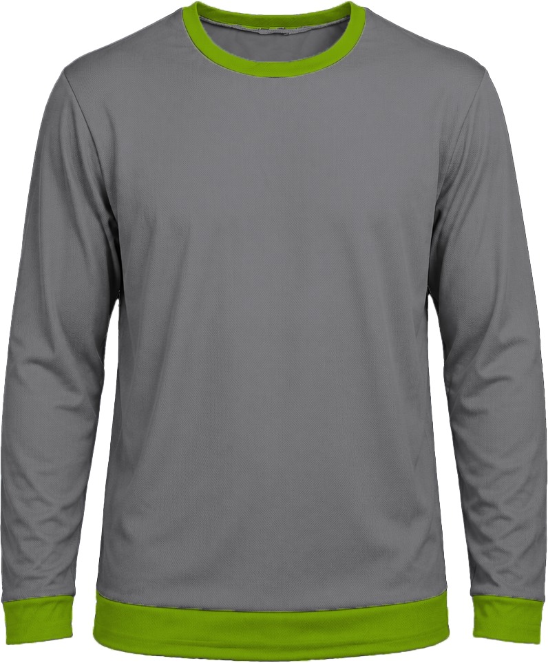 Ringer Ladies Crew Neck T-shirt, Fitted Long Sleeve, Birdseye - Image 18